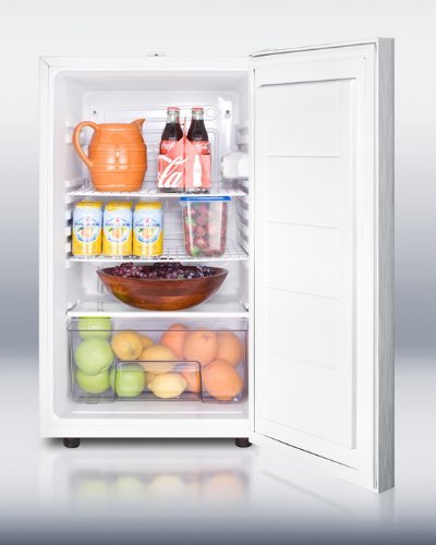 Summit FF511LBISSHH 20" 4.1 cu. ft. Capacity Built-in Capable Undercounter Compact Refrigerator with Horizontal... N2