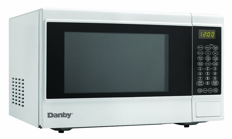 Danby Designer 0.7 cu.ft. Countertop Microwave, Black/Stainless Steel N3