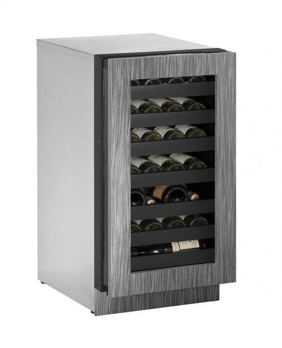 U-Line U3018WCINT00A Built-in Wine Storage, 18", Stainless Steel