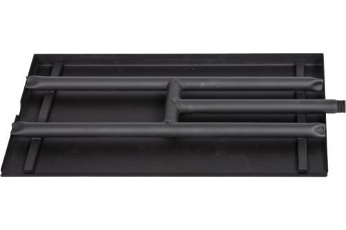 Gas Ember Pan with H Style Burner - 18 x 10 inch