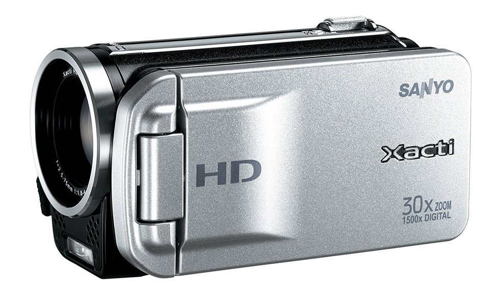 Sanyo VPC-TH1 HD Compact Flash Memory Camcorder w/ 30x Optical Zoom (Silver) (Discontinued by Manufacturer) N2