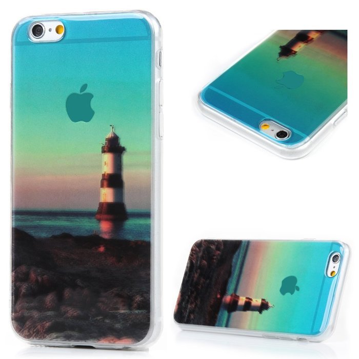 Badalink iPhone 6S Case,iPhone 6 Case (4.7") Soft TPU Shockproof Rubber Skin Gel Fancy Scenery Series Bumper Slim... N5