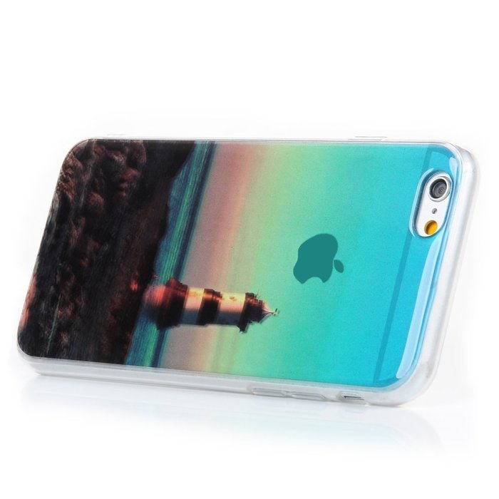 Badalink iPhone 6S Case,iPhone 6 Case (4.7") Soft TPU Shockproof Rubber Skin Gel Fancy Scenery Series Bumper Slim... N6