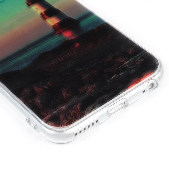 Badalink iPhone 6S Case,iPhone 6 Case (4.7") Soft TPU Shockproof Rubber Skin Gel Fancy Scenery Series Bumper Slim... N7