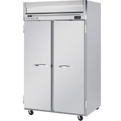 Beverage-Air Commercial Refrigerator Reach-In 2-Section Full Door Top Mount Horizon Series Hrps2-1S