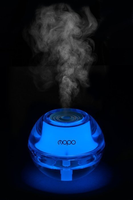 Mopo Cool Mist Humidifier Mini Portable Crystal Air Humidifier Super Quiet Air Cool Mist with Automatic Shut Off... N2