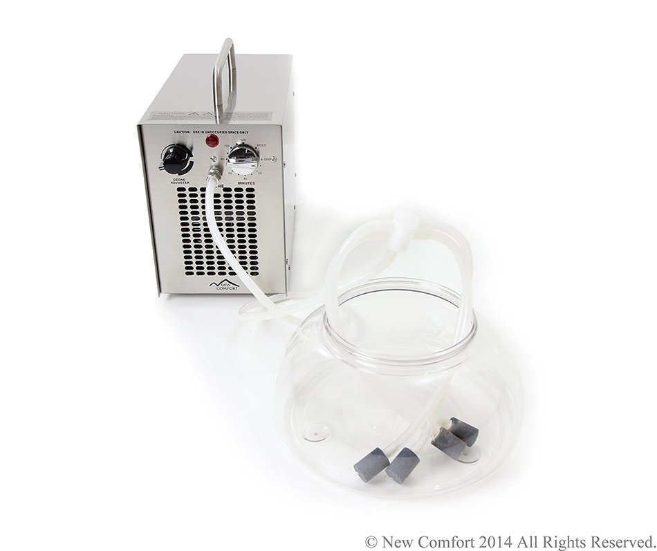 Stainless Steel Commercial Water H20 Ozone Generator UV Air Purifier 5000 MG Industrial Stregnth 5 Year Warranty N4
