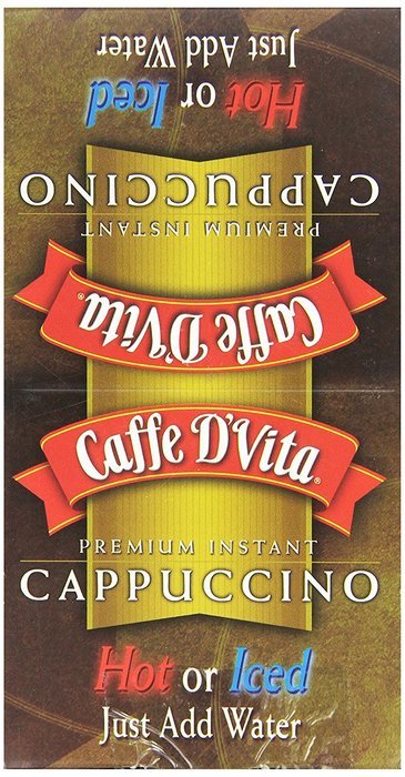 Caffe D'Vita Mocha Cappuccino Sugar Free, 7.5-Gram Single Serve Envelopes (Pack of 24) N31