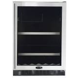 Single zone Finish: Black Cabinet With Black Overlay Door, Hinge Location: Right, Lock: No N2