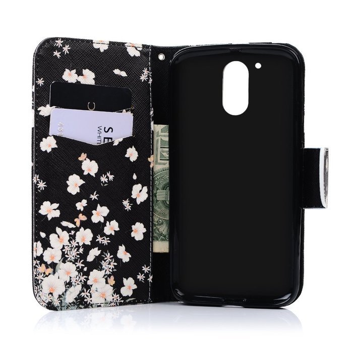 MOTO G4 Case,Motorola MOTO G4 Case - Wallet Flip Stand Case PU Leather Case with Shockproof TPU Inner Bumper Colorful... N10