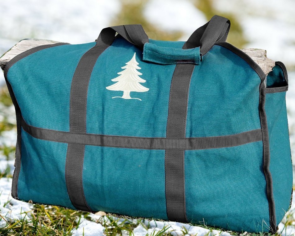 Skonzig Premium Firewood Carrier and Holder, Genuine, Super Durable Canvas, Heavyduty Log Tote, Build To Last,... N7