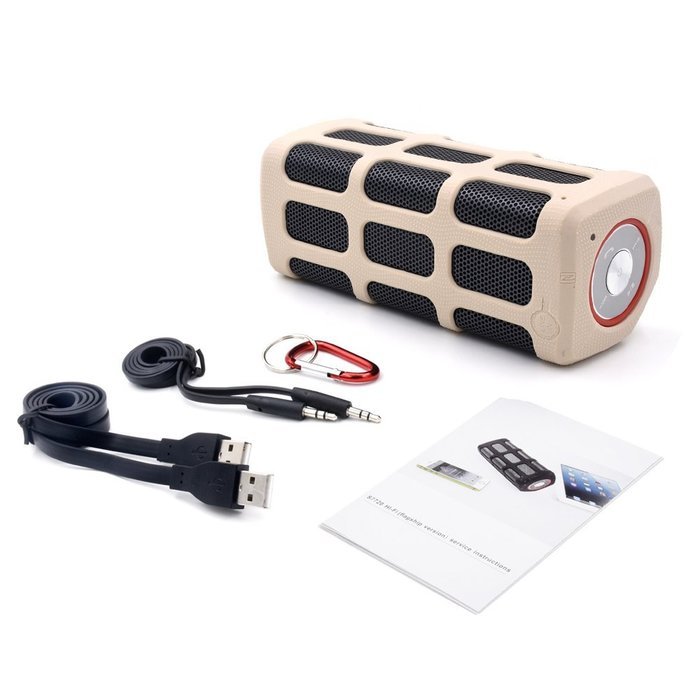 Domon&reg; Waterproof,Dustproof and Shockproof outdoor 7000mAh Power Bank Portable Shower Stereo wireless Bluetooth... N16