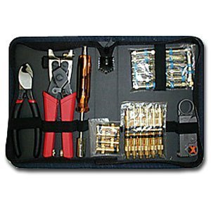Platinum Tools 90123 Coaxial Termination Kit, w/Zip Case. Box. by Platinum Tools