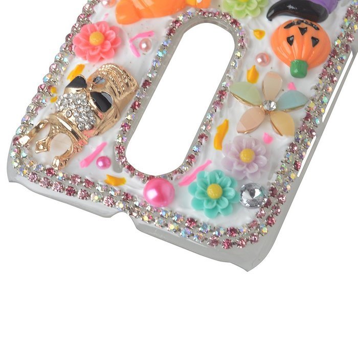 Spritech(TM) 3D Handmade Crystal Phone Case for Motorola Moto G3/Moto G (3rd Gen),Helloween Style Monster Pumpkin... N10