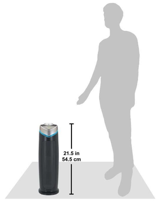 GermGuardian AC4825, 3-in-1 Air Cleaning System with True HEPA, UV-C and Odor Reduction, 22-Inch N7