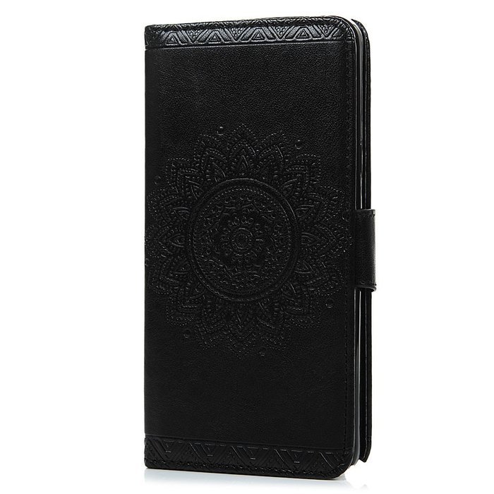 Note 5 Case,Samsung Galaxy Note 5 Case - Wallet Slim Fit Folio Stand 3D Basso-relievo PU Leather Flip Case with... N11