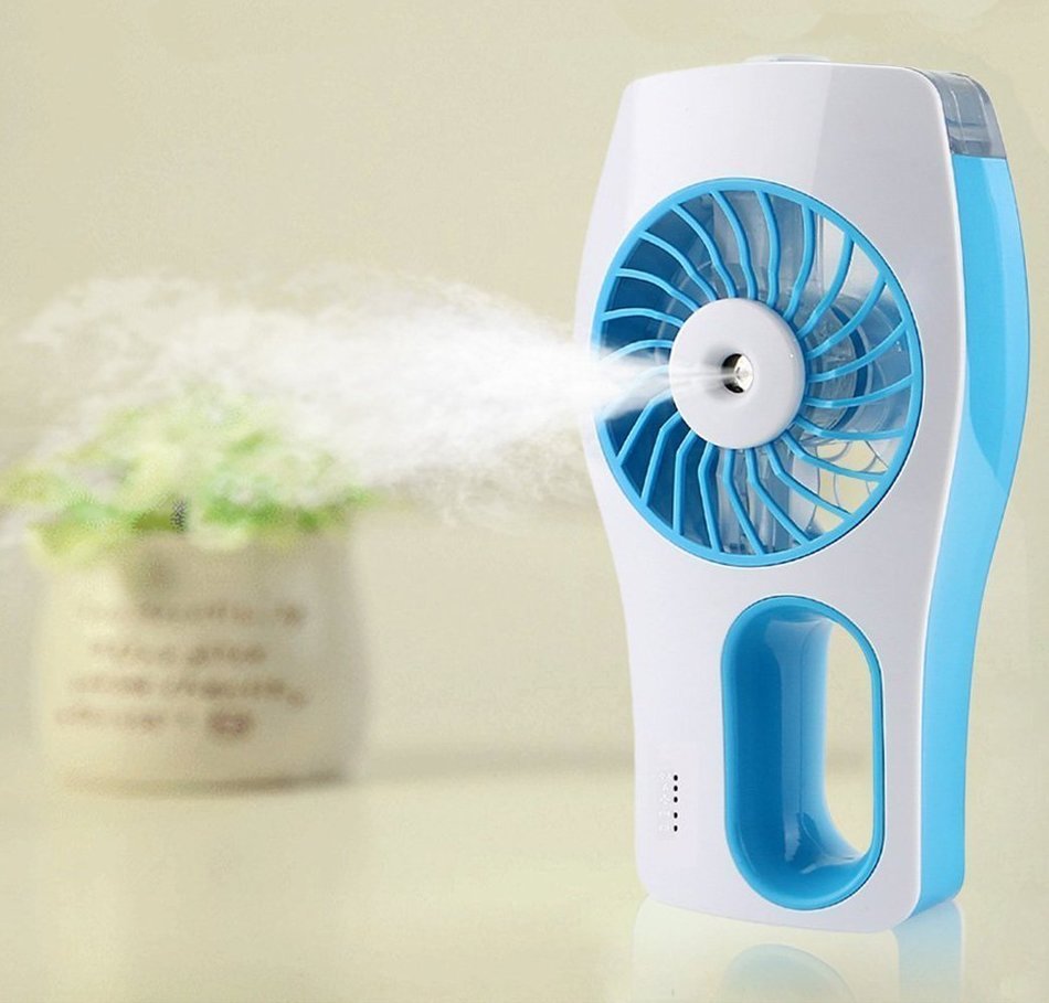 BesToo Handheld USB Mini Misting Fan with Personal Cooling Humidifier(Pink) N7
