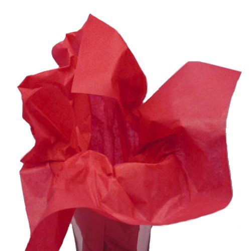 Dress My Cupcake DMC79444 25-Piece Tissue Paper, 20 by 14-Inch, Red