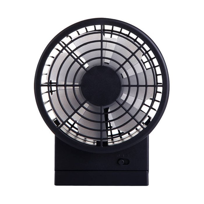 USB Mini Desktop Fan Double Blade Enlarged Version (blue) N7
