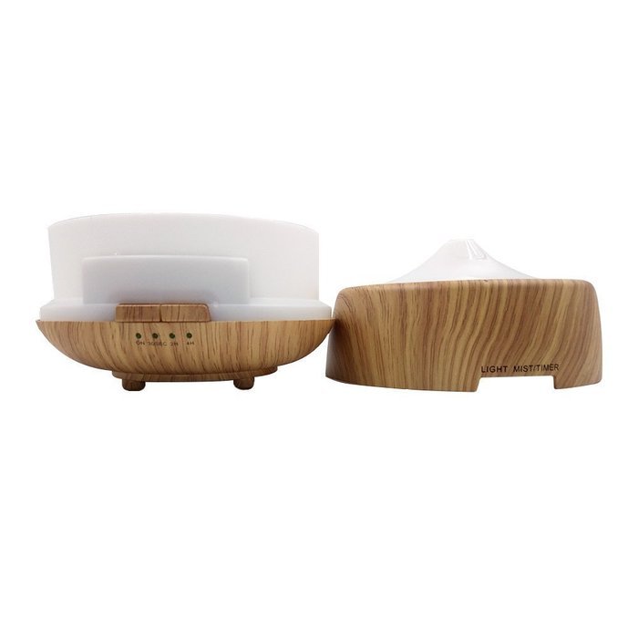 Antech Wood Grain Essential Oil Diffuser Whisper Quiet Cool Mist Humidifier - 250ml N5