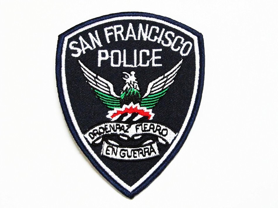 SAN FRANCISCO POLICE Logo for Dry Clothing ,Jacket ,Shirt ,Cap Embroidered Iron on Patch