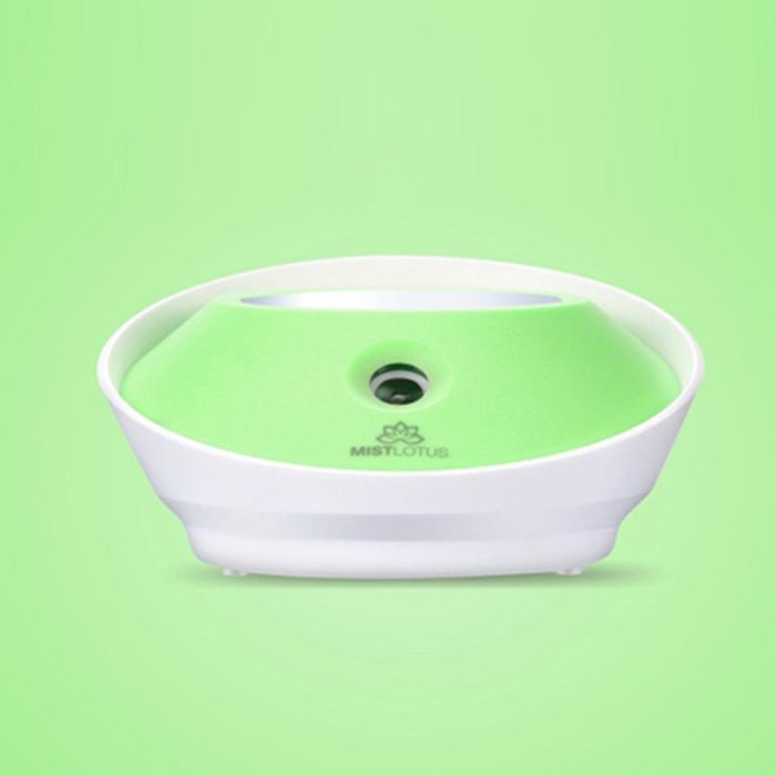 Alonea USB Mini Bottle Cap Humidifier Office Air Diffuser (Green) N5