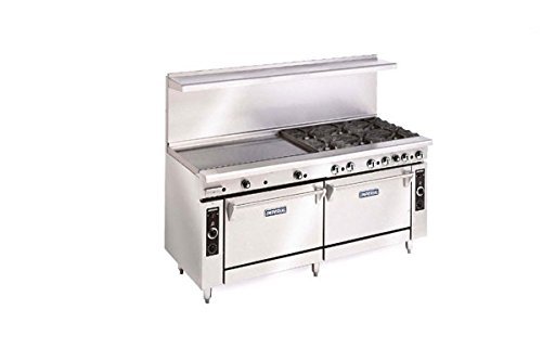 Imperial Commercial Restaurant Range 72" With 2 Burner 60" Griddle 2 Standard Oven Nat Gas Ir-2-G60-
