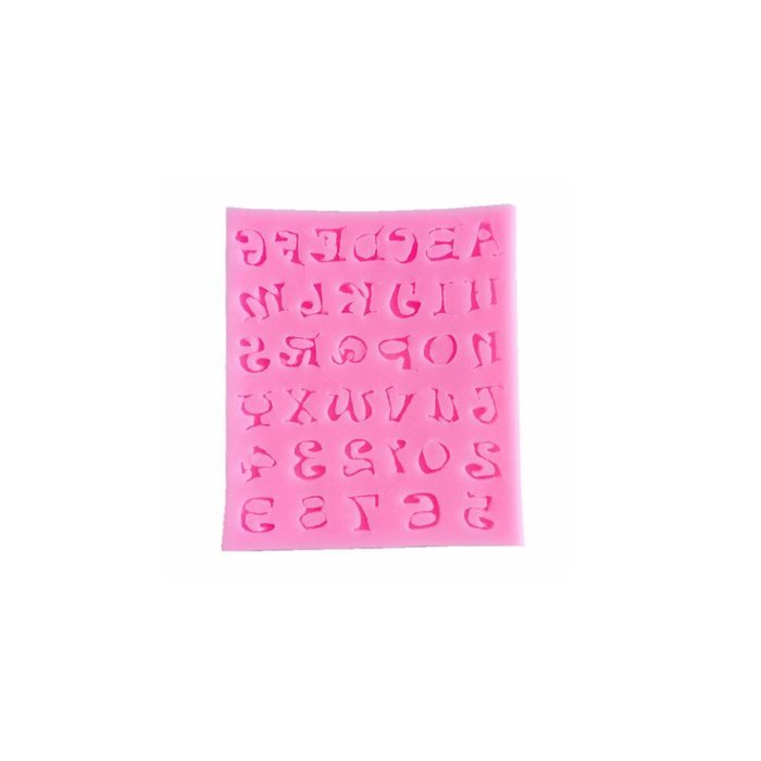 Cutoy English Letter and Number Design Silicone Cake Fondant Chocolete Jello Soap Candy Gum Paste Molds Clay Moulds... N2
