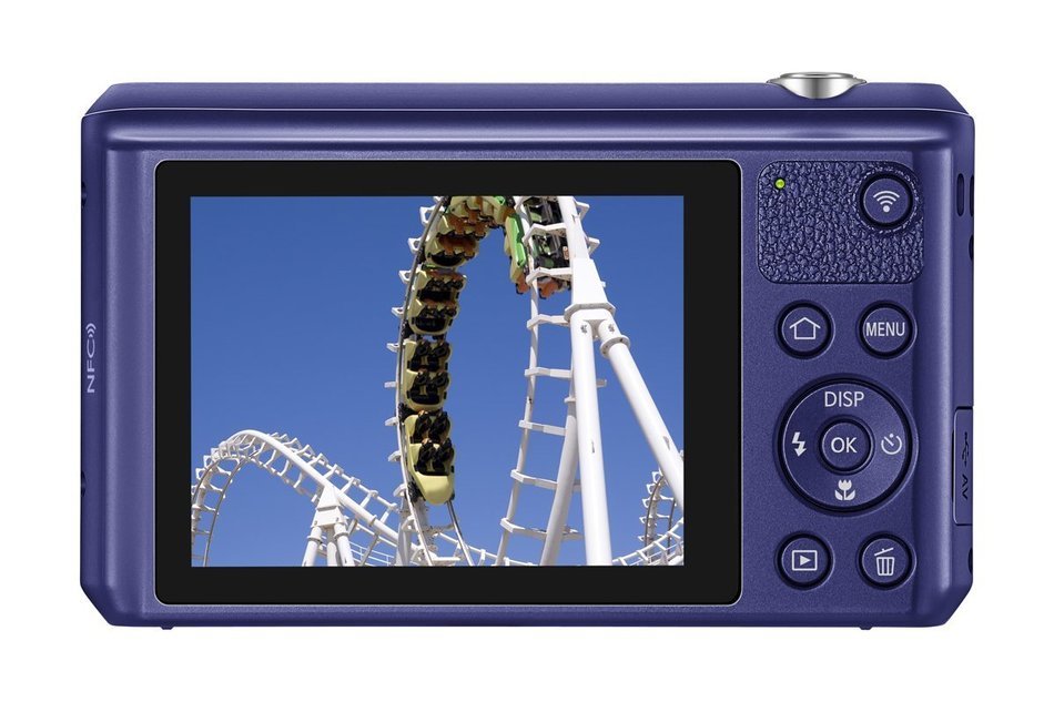 Samsung WB35F 16.2MP Smart WiFi & NFC Digital Camera with 12x Optical Zoom and 2.7" LCD (Black) N5