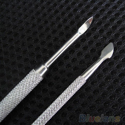 Stainless Steel Nail Cuticle Spoon Pusher Remover Cutter Nipper Clipper Cut Set N3