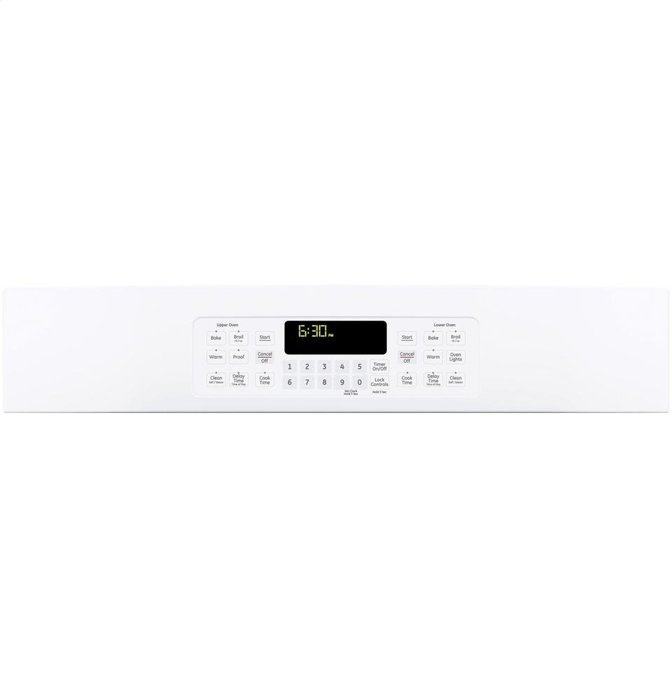 GE JK3500DFWW 27" White Electric Double Wall Oven