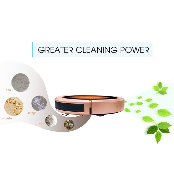 CleanMate QQ6 Vacuum Cleaning Robot (Gold) N2