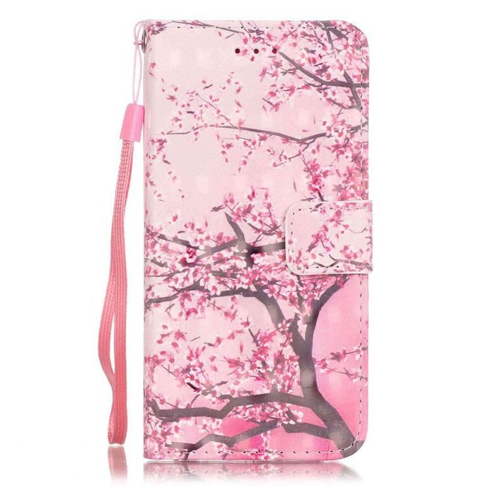 iPhone 7 Case,Yaheeda [3D Colored Drawing] [Flip Fit] Premium PU Leather Card-Slots Cash-Slots & Kickstand [Anti-Scratches... N45