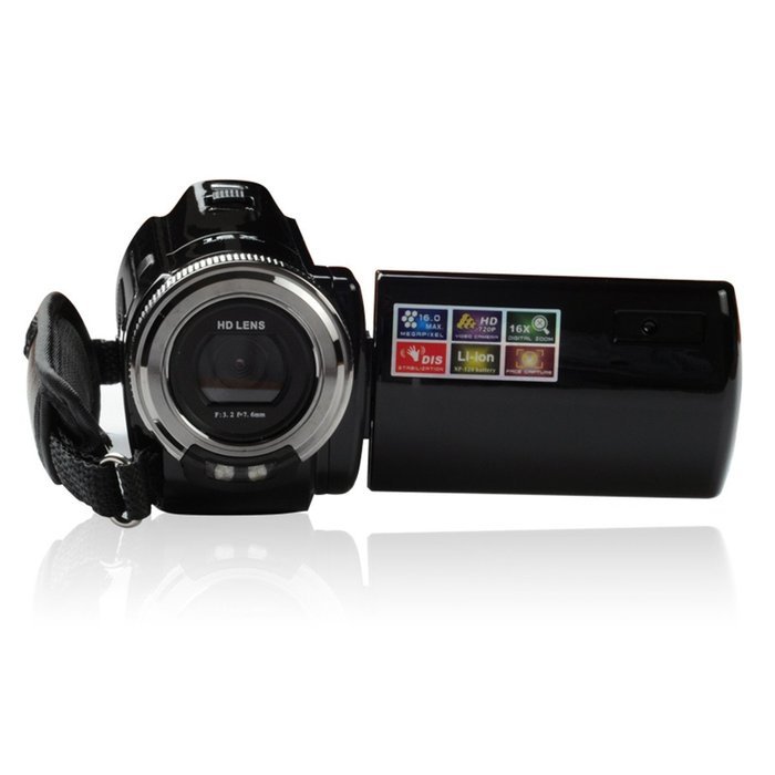 ORDRO 16Mp DV with 16x digital zoom and 2.7 inCH Rotation LCD DV-108