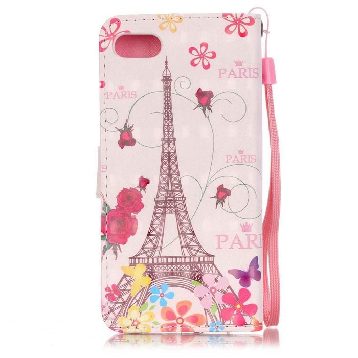 iPhone 7 Case,Yaheeda [3D Colored Drawing] [Flip Fit] Premium PU Leather Card-Slots Cash-Slots & Kickstand [Anti-Scratches... N48