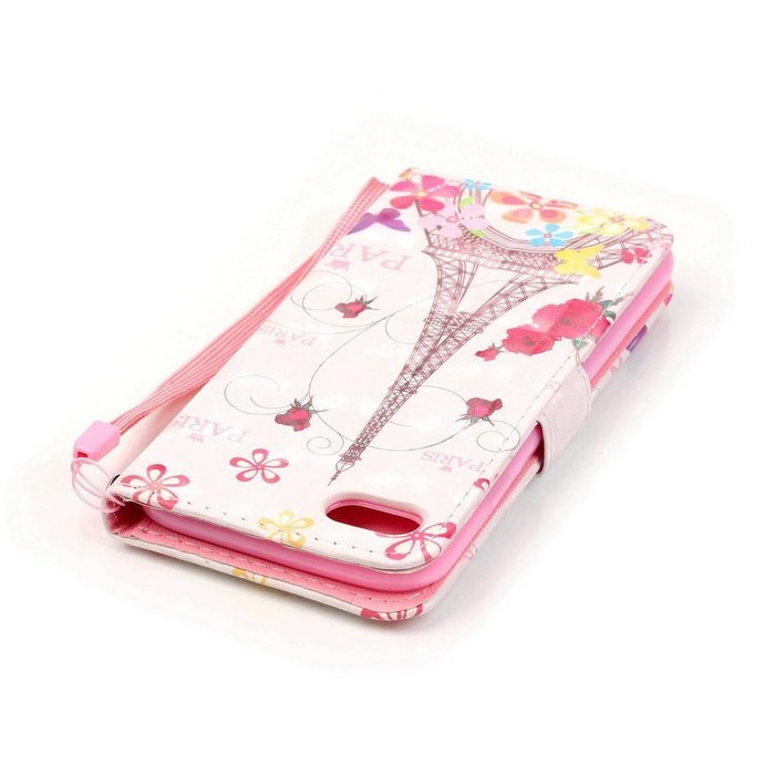 iPhone 7 Case,Yaheeda [3D Colored Drawing] [Flip Fit] Premium PU Leather Card-Slots Cash-Slots & Kickstand [Anti-Scratches... N51