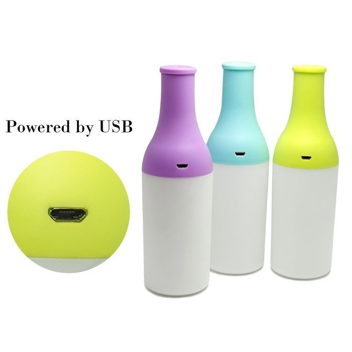 Fasthorse Portable Cool Bottle Design Air Humidifier and Aromatherapy Essential Oil Diffuser USB Humidifier Atomizer... N4