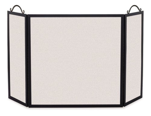 Pilgrim Home and Hearth 19217 Napa Forge Traditional Straight Top Folding Screen