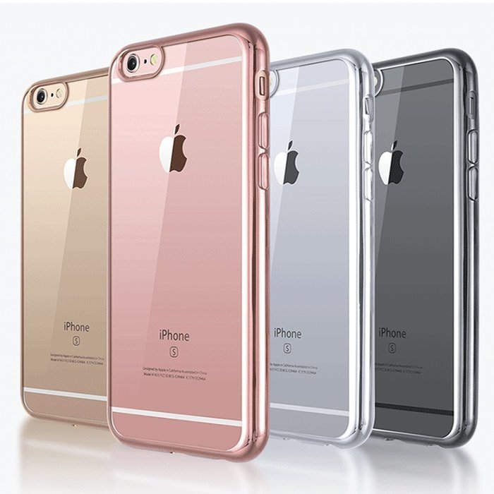 iPhone 7 Case,iPhone7 Case,ikasus [Electroplate Bumper] Flexible Soft Rubber Clear TPU Transparent Skin Scratch-Proof... N2