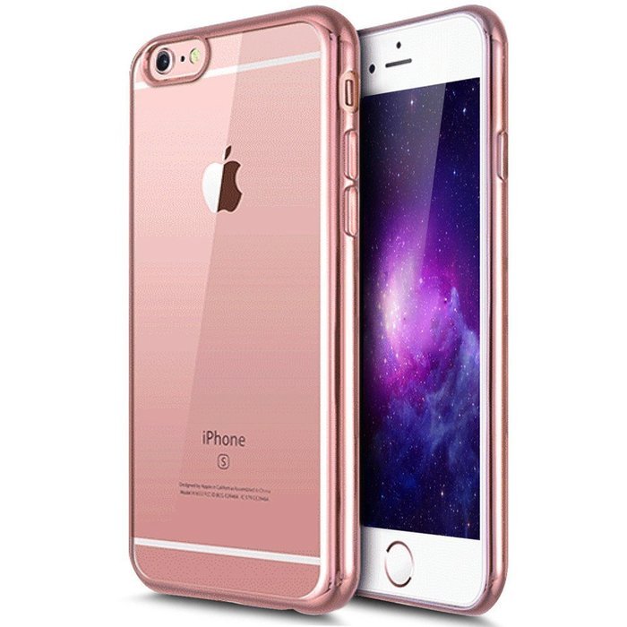 iPhone 7 Case,iPhone7 Case,ikasus [Electroplate Bumper] Flexible Soft Rubber Clear TPU Transparent Skin Scratch-Proof... N3