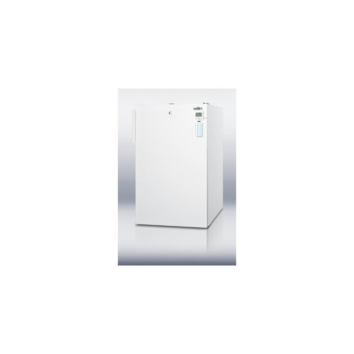 FS407LBIPLUSADA ADA compliant 20" wide all-freezer for built-in use, manual defrost with a lock and traceable...