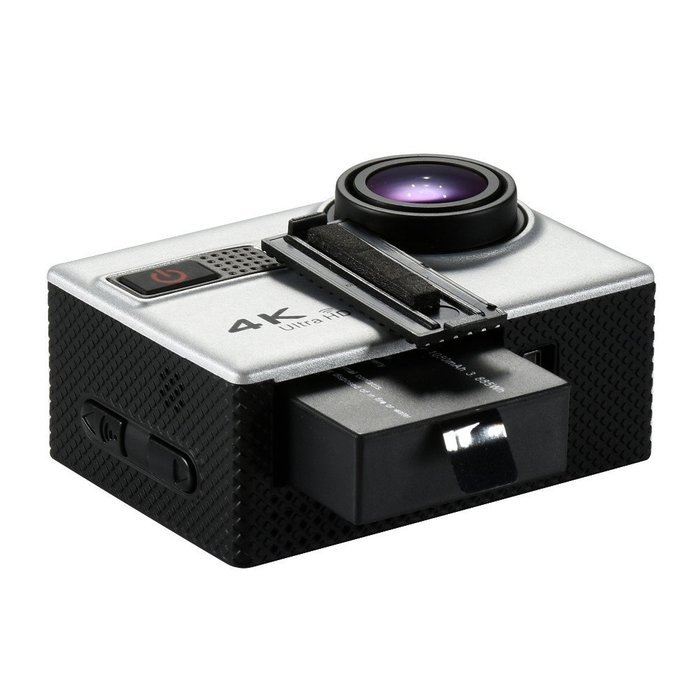 Ultra HD 4K 24fps WiFi Action Camera 16MP 2 Inch Voice Alert 170 Degree Helmet Cam Sport Camcorder