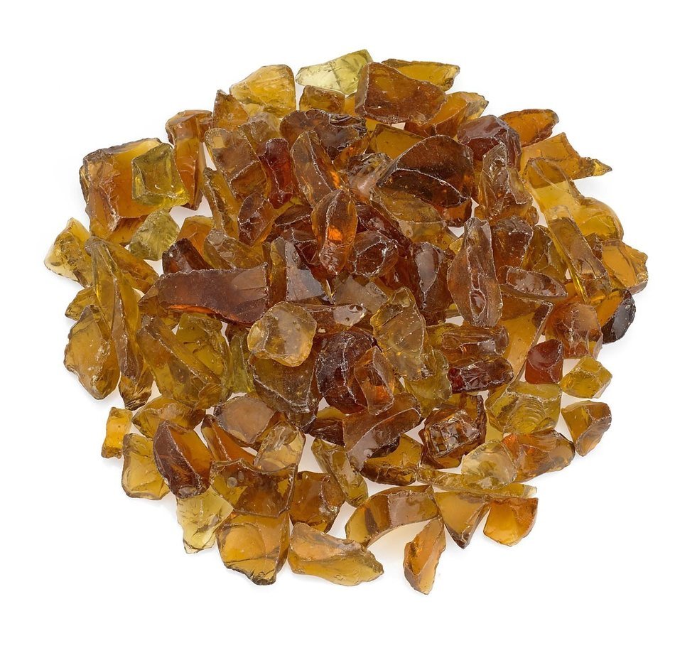 American Fireglass 9 to 12mm Fire Pit and Outdoor Fireplace Glass, Small, 10-Pound, Dark Blue N41