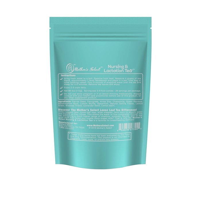 Nursing & Lactation Tea by Mother&rsquo;s Select to Increase Breast Milk Supply, All Natural, Caffeine-Free Nursing... N5