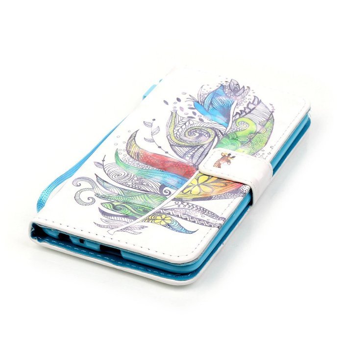 LG G Stylo 2 Case,LG G Stylus 2 Case,Yaheeda [3D Colored Drawing] [Flip Fit] Premium PU Leather Card-Slots Cash-Slots... N57
