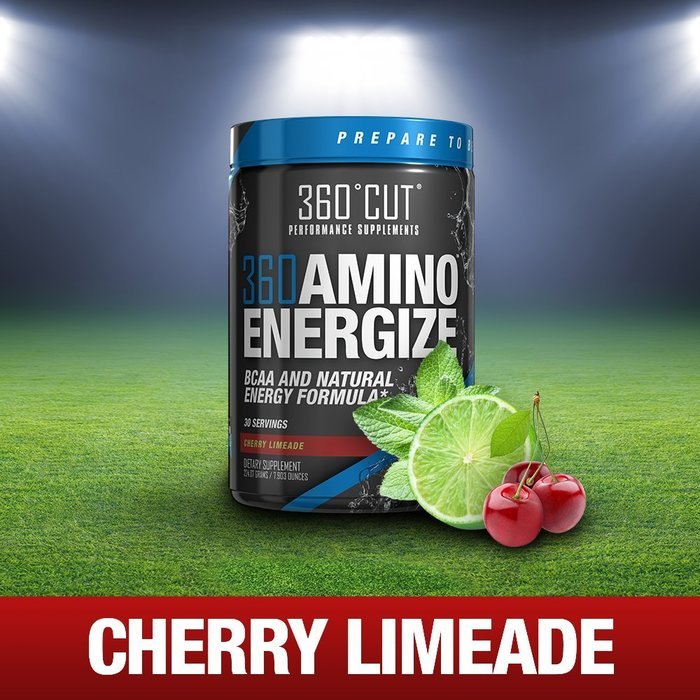 Best Tasting Amino Pre-workout, 360AMINO ENERGIZE Peach Lemonade Iced Tea with Raw Coconut Water Powder, Natural... N6
