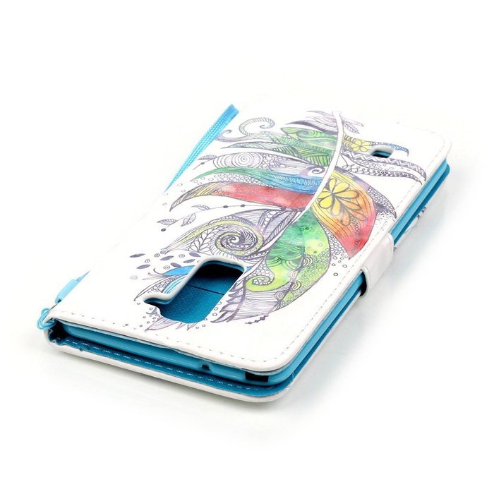 LG G Stylo 2 Case,LG G Stylus 2 Case,Yaheeda [3D Colored Drawing] [Flip Fit] Premium PU Leather Card-Slots Cash-Slots... N58