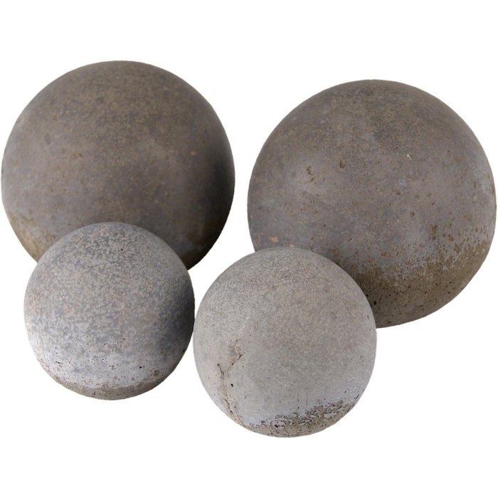 Peterson Gas Logs Decorative Geo Shapes Slate Sphere Set - Set Of 4