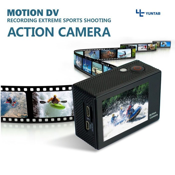 Yuntab Action Sports Camera Mini 30-Meter Waterproof Ultra HD 4K Sport DV H9 Helmet Camera Cam DV Action Camcorder... N23