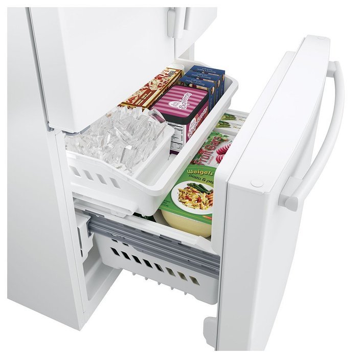 GE White French Door Refrigerator N2